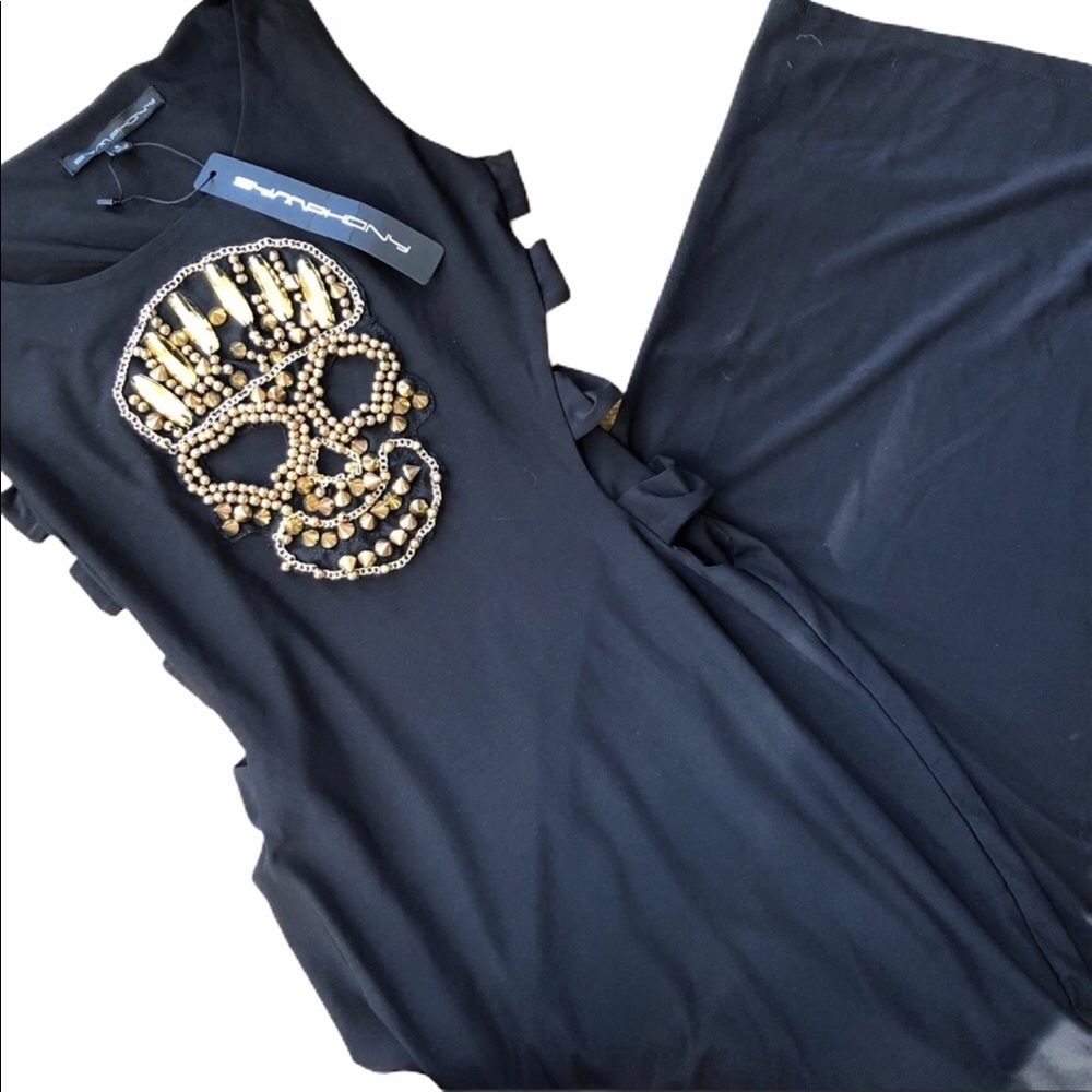 Symphony skull studded dress
